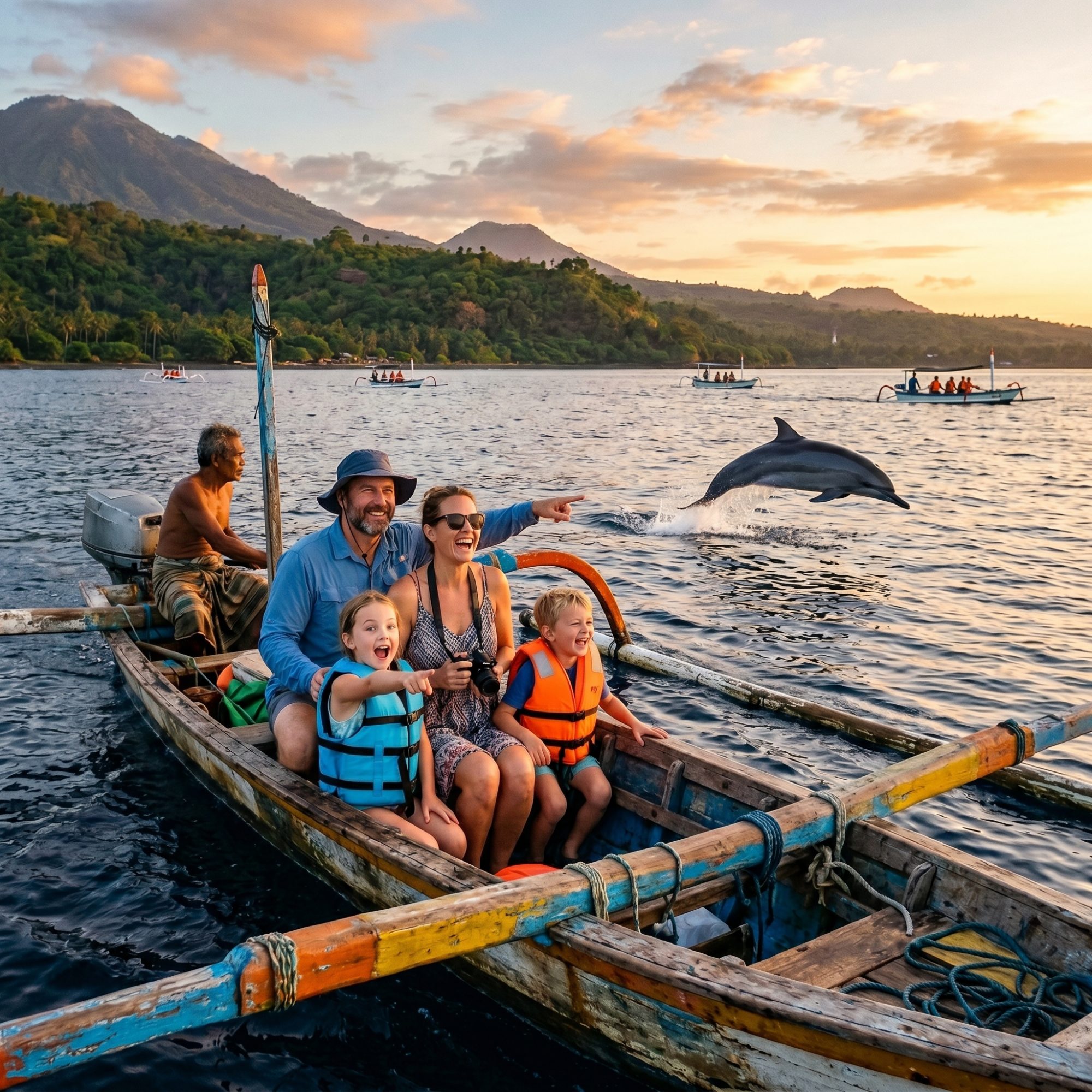 Dolphin Escape: Magical Dolphin Watching Tour in North Bali Escape