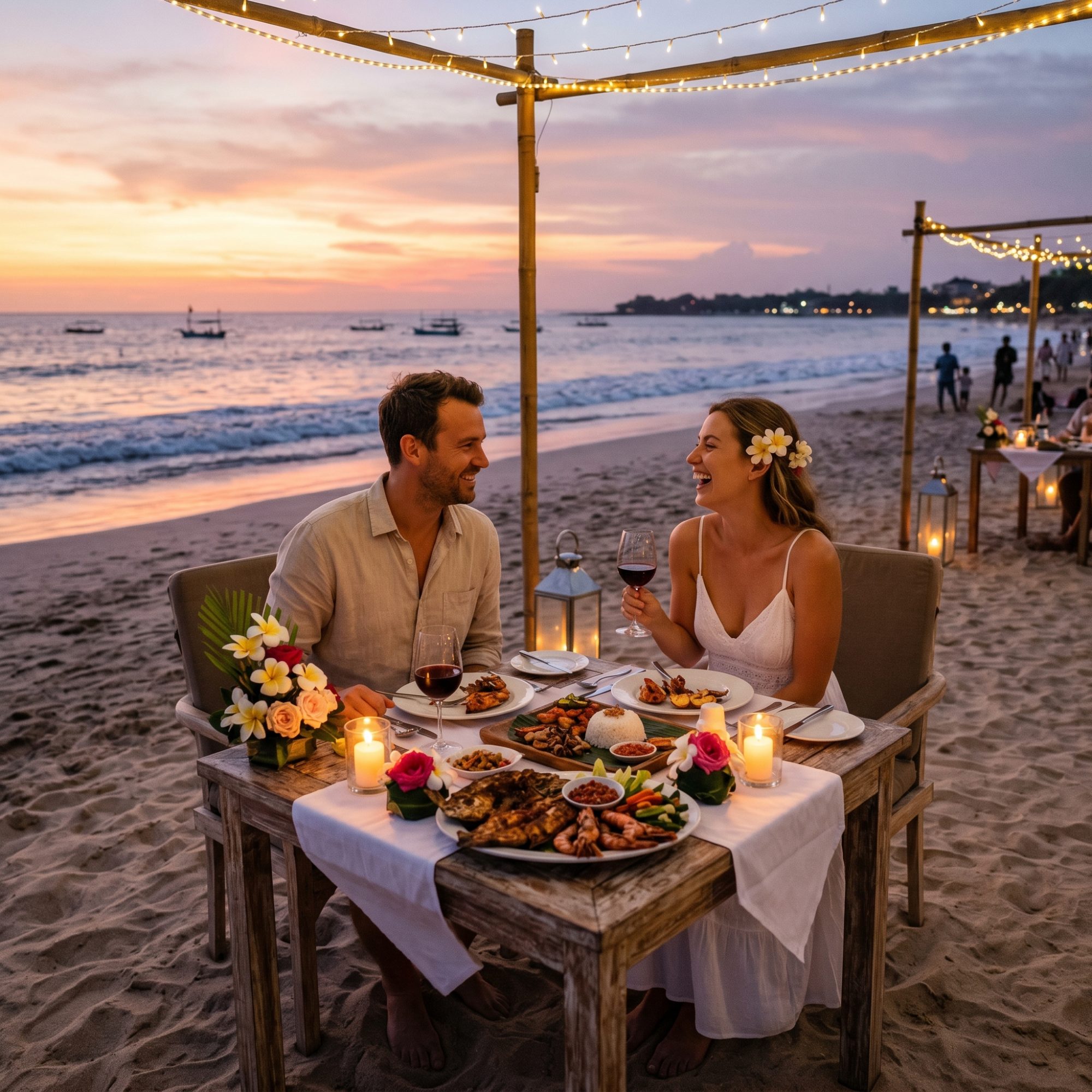 Romantic Escape: Private Beach Dinner & Luxury Couple Experience in Jimbaran Beach — 1