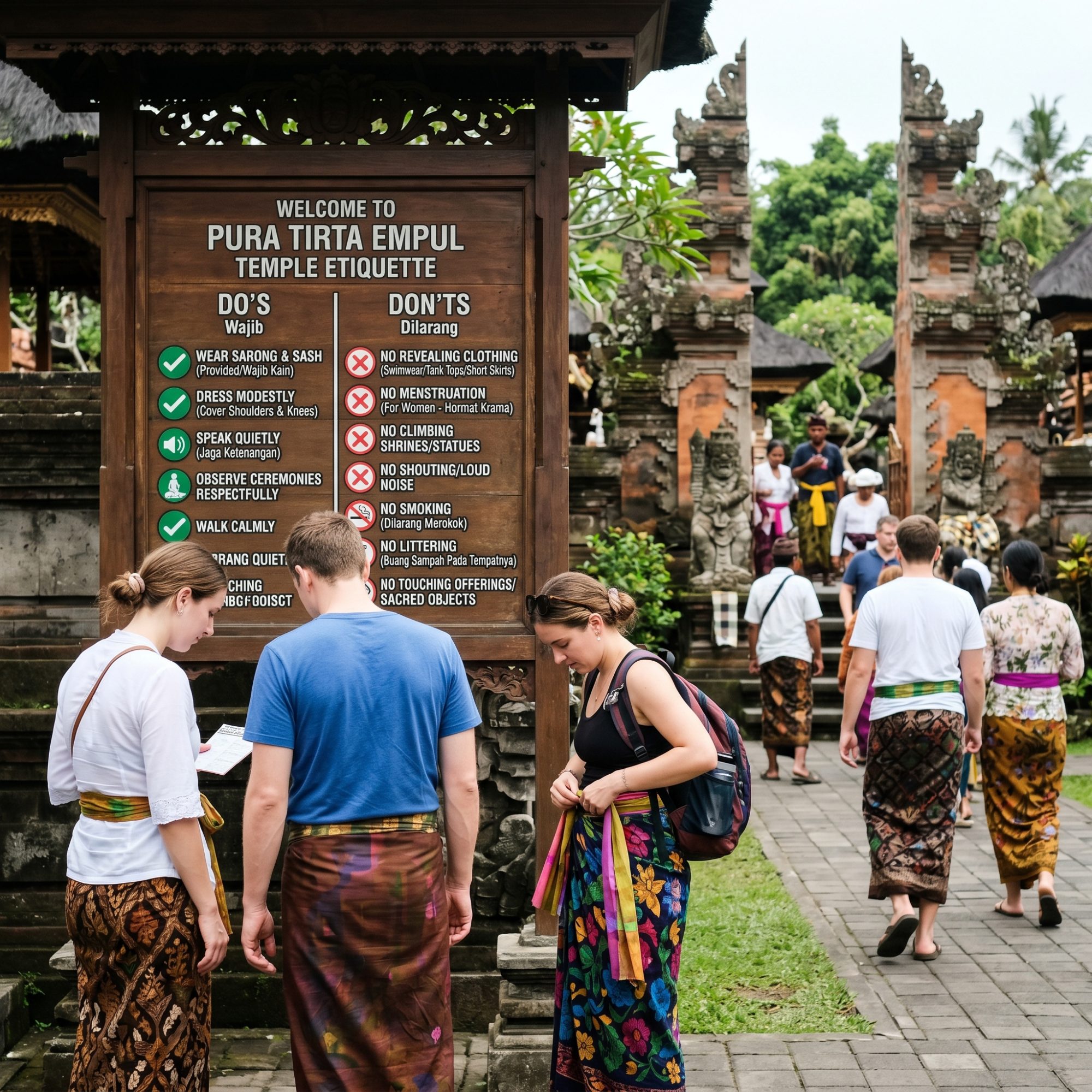 What You Can and Cannot Do at Temples in Bali